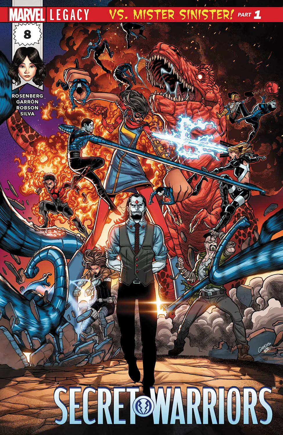 Couverture de Secret Warriors  (2017) #8