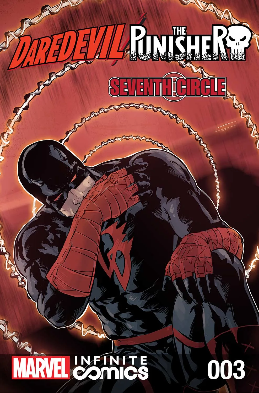 Couverture de Daredevil/Punisher: Seventh Circle (2016) #3