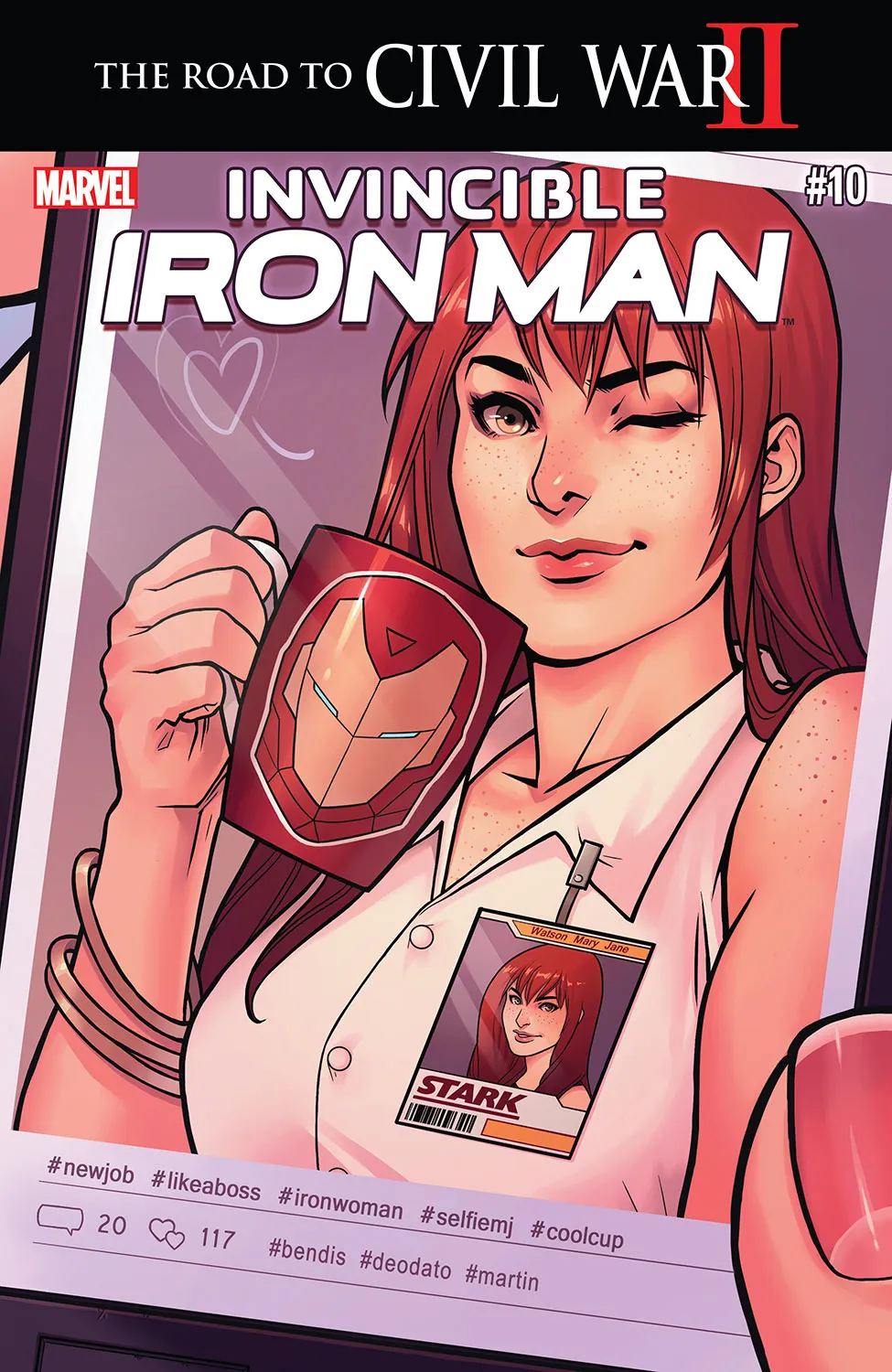 Couverture de Invincible Iron Man (2015) #10