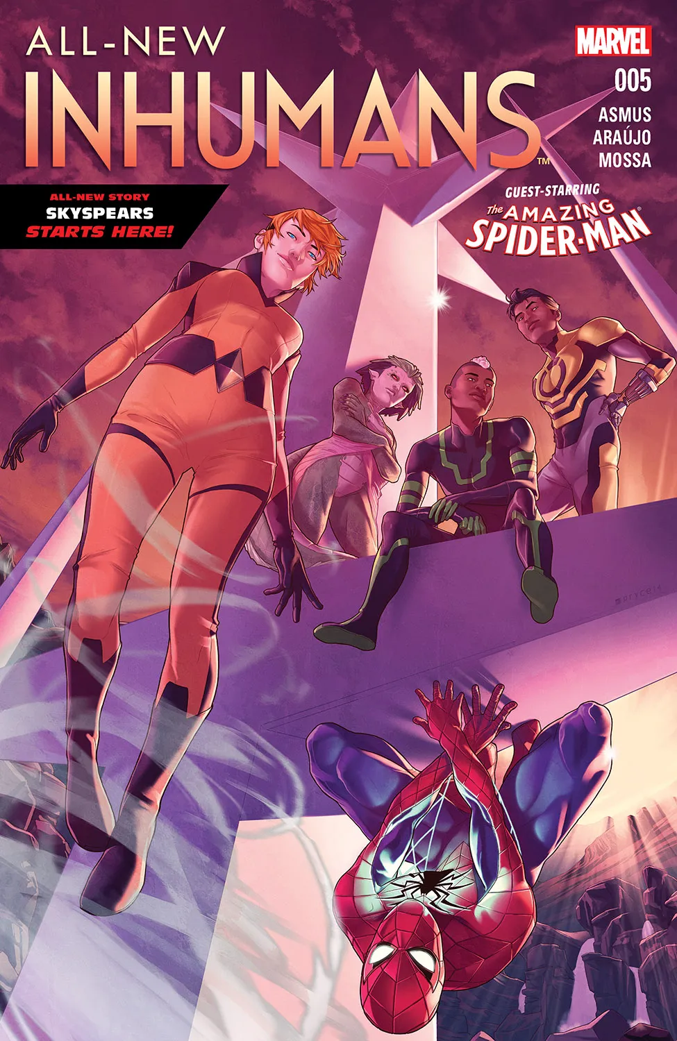 Couverture de All-New Inhumans (2015) #5