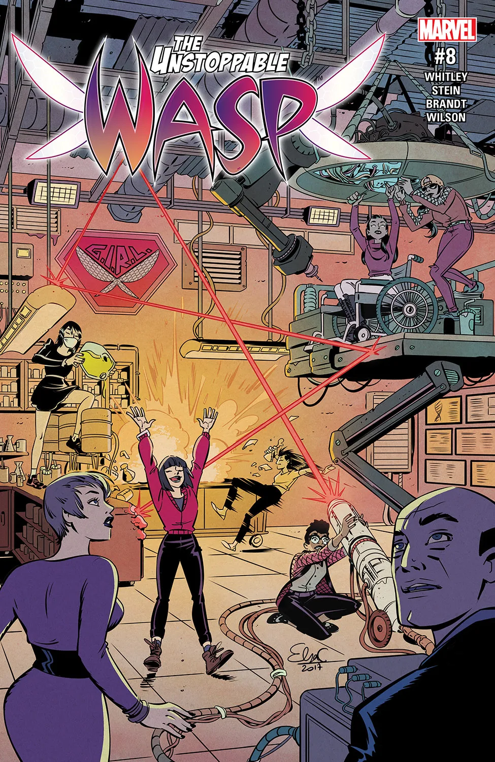 Couverture de The Unstoppable Wasp (2017) #8