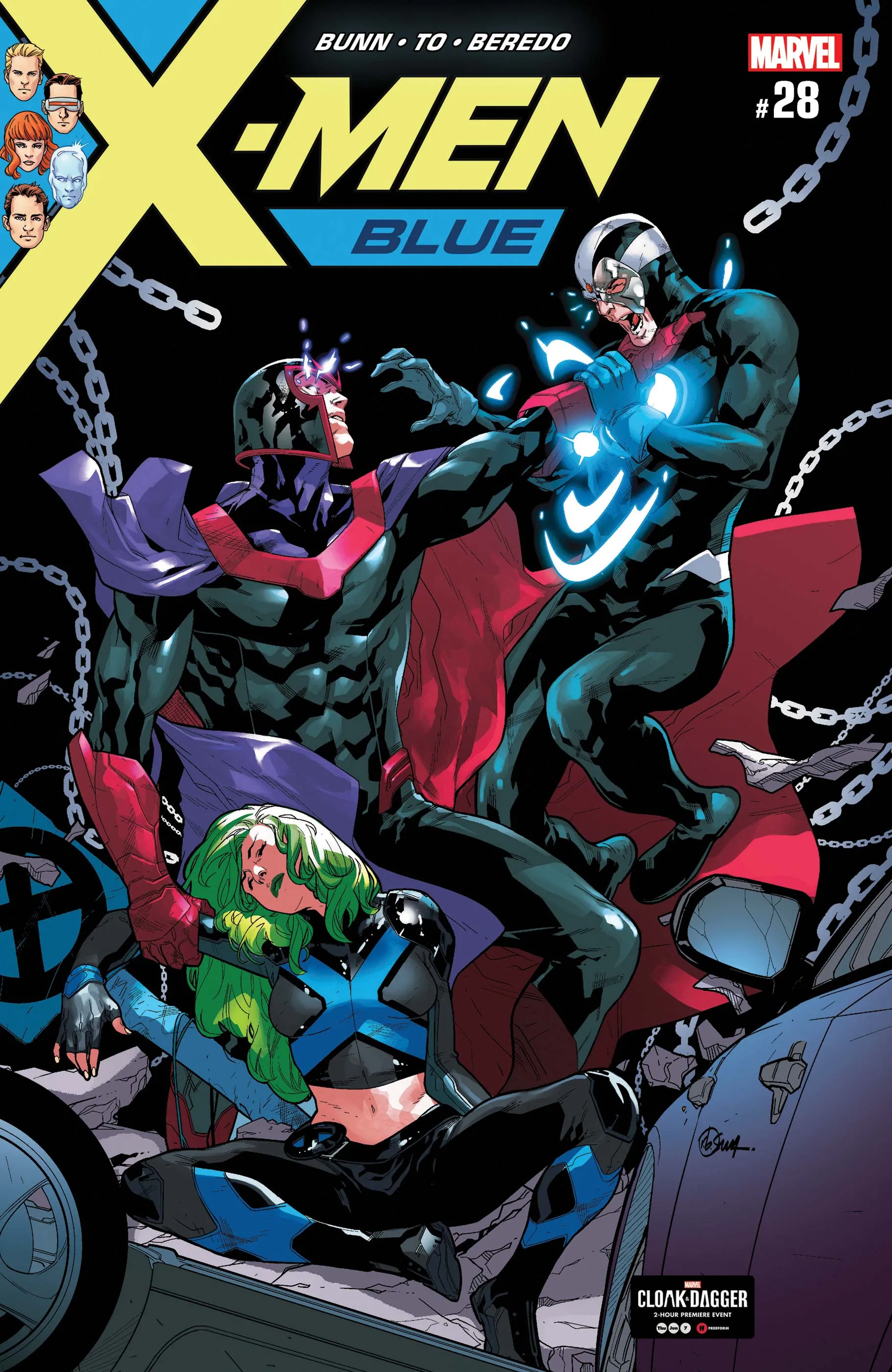 Couverture de X-Men: Blue (2017) #28