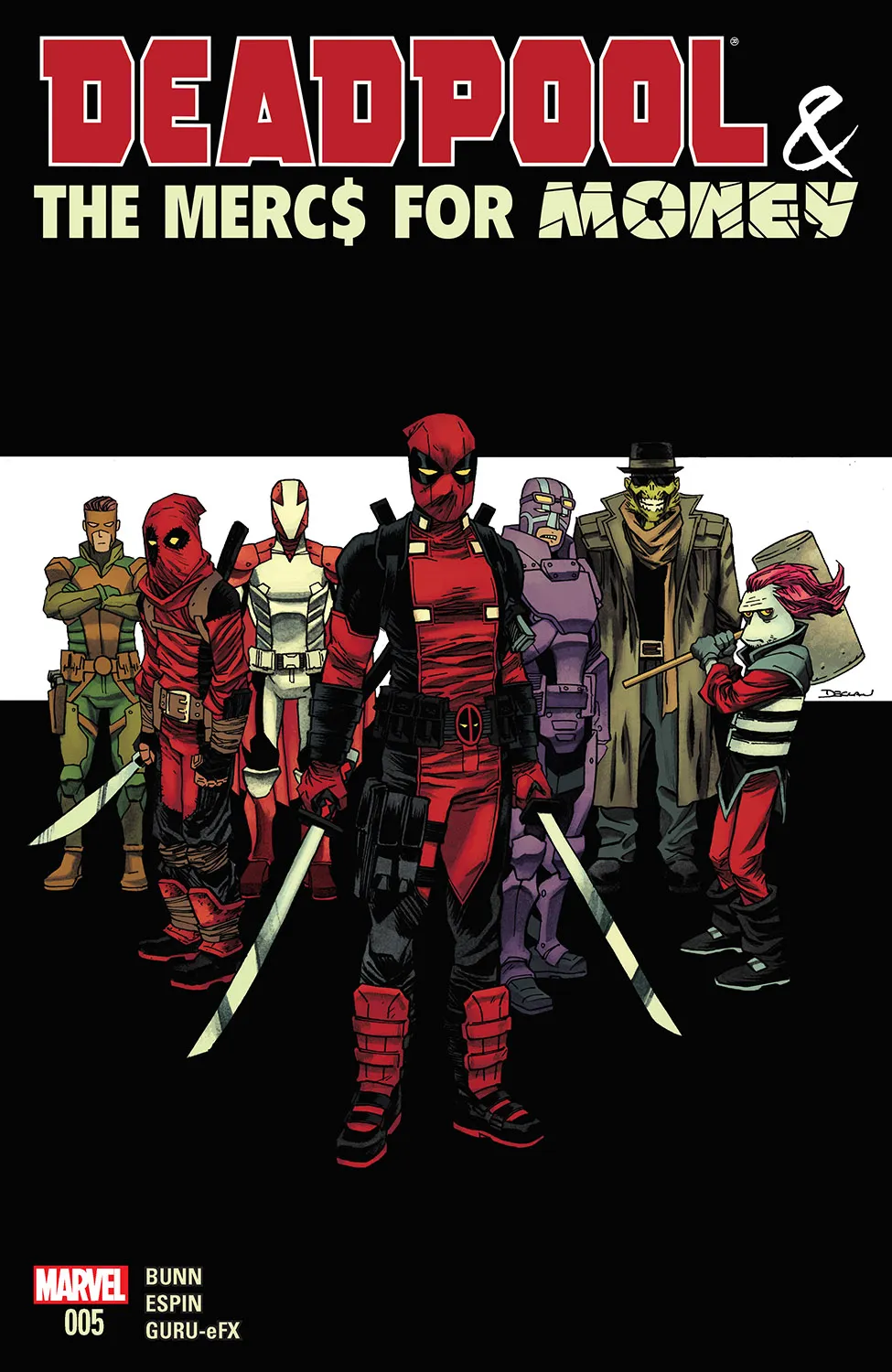 Couverture de Deadpool & the Mercs for Money (2016) #5