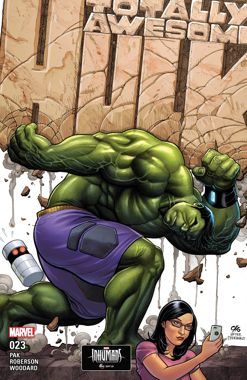 Couverture de The Totally Awesome Hulk (2015) #23