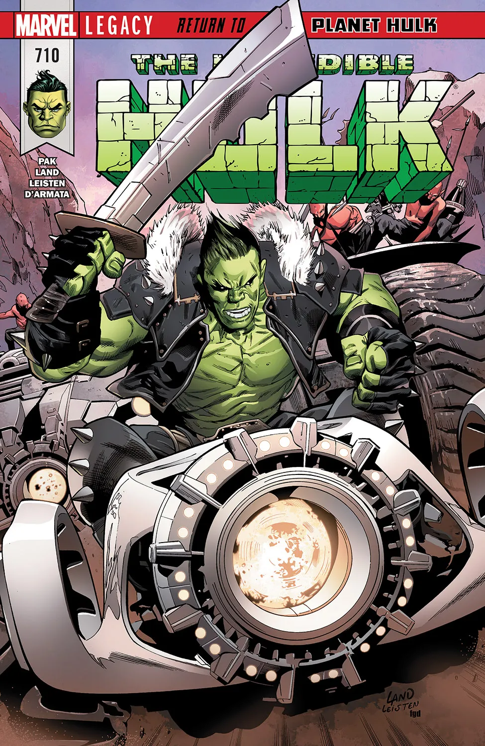 Couverture de Incredible Hulk (2017) #710