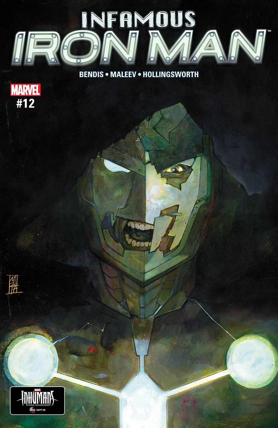Couverture de Infamous Iron Man (2016) #12