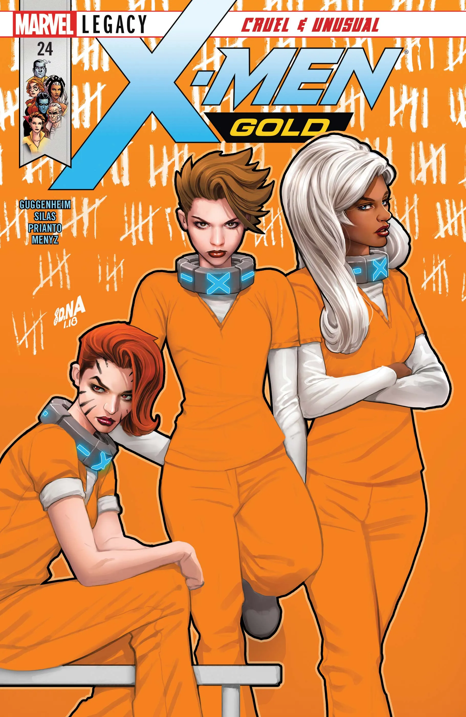 Couverture de X-Men: Gold (2017) #24