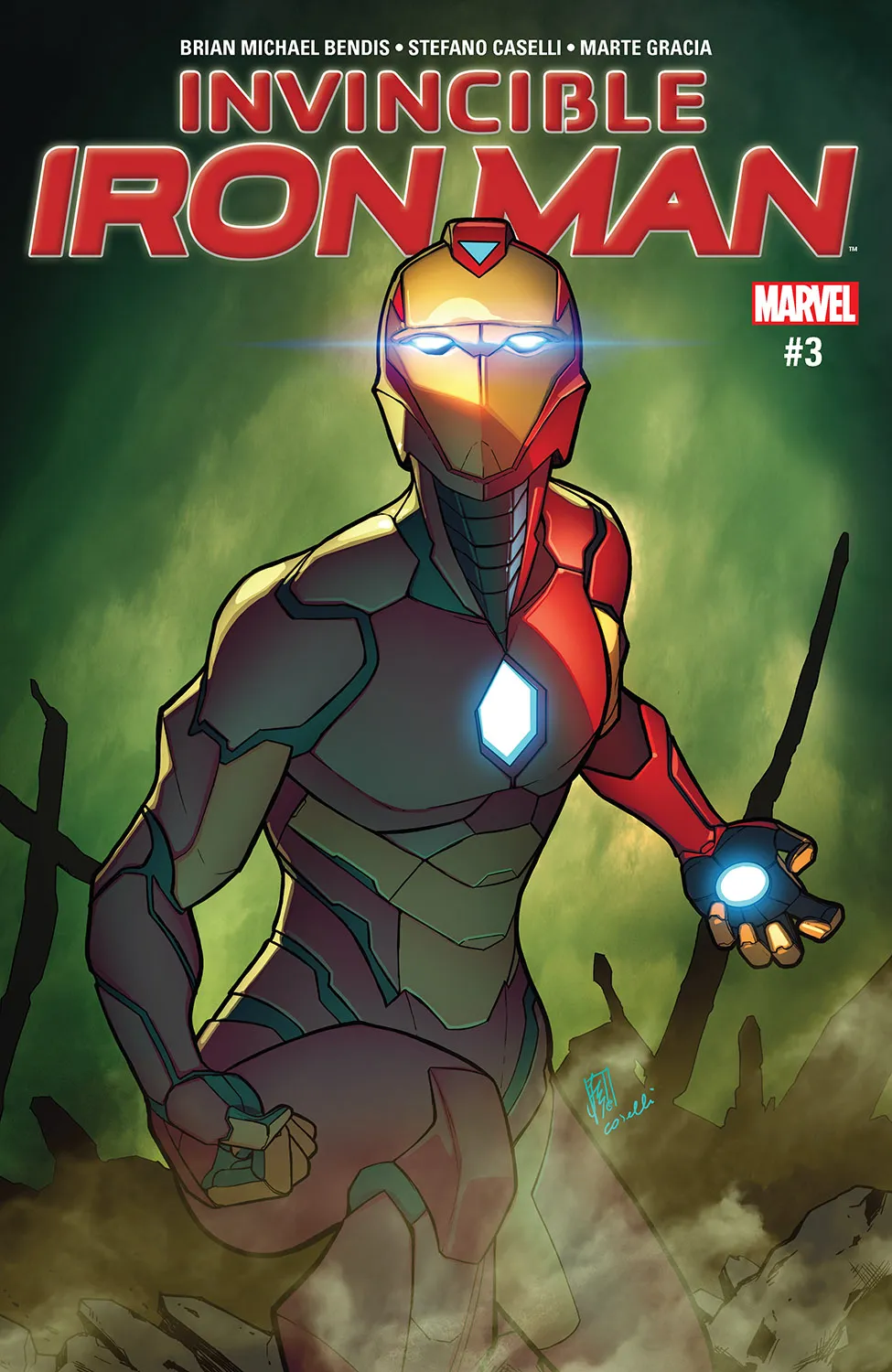 Couverture de Invincible Iron Man (2016) #3