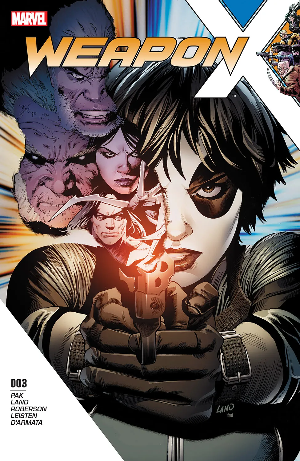 Couverture de Weapon X (2017) #3