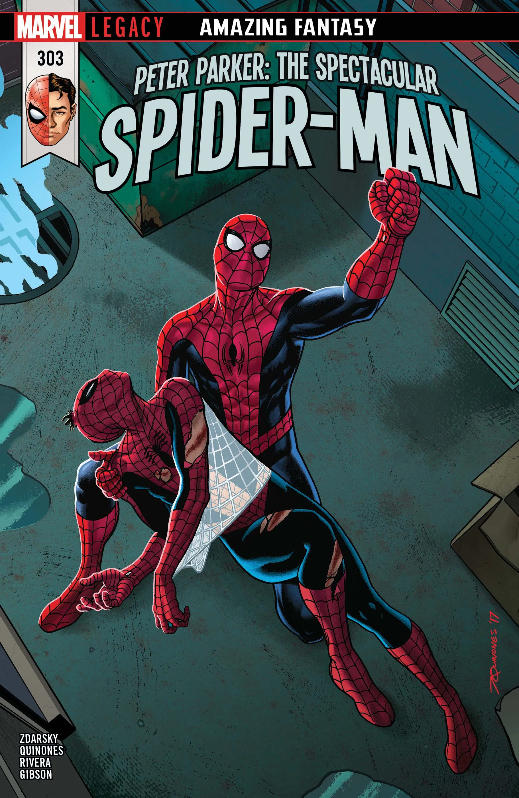 Couverture de Peter Parker: The Spectacular Spider-Man (2017) #303