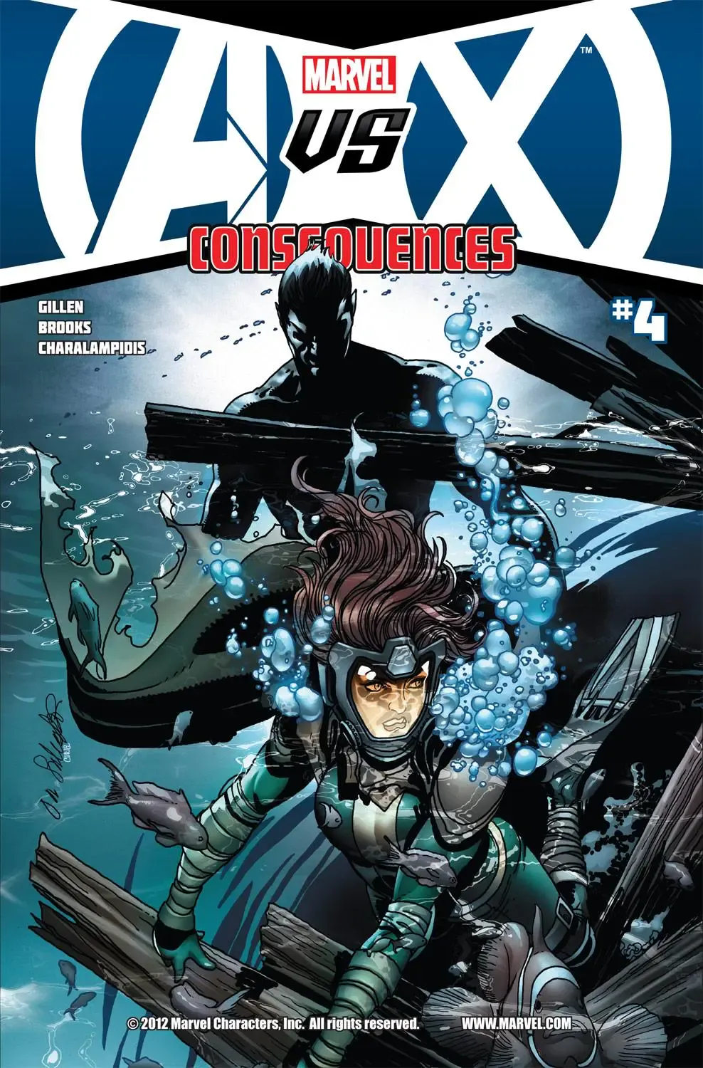 Couverture de Avengers Vs. X-Men Consequences (2012) #4