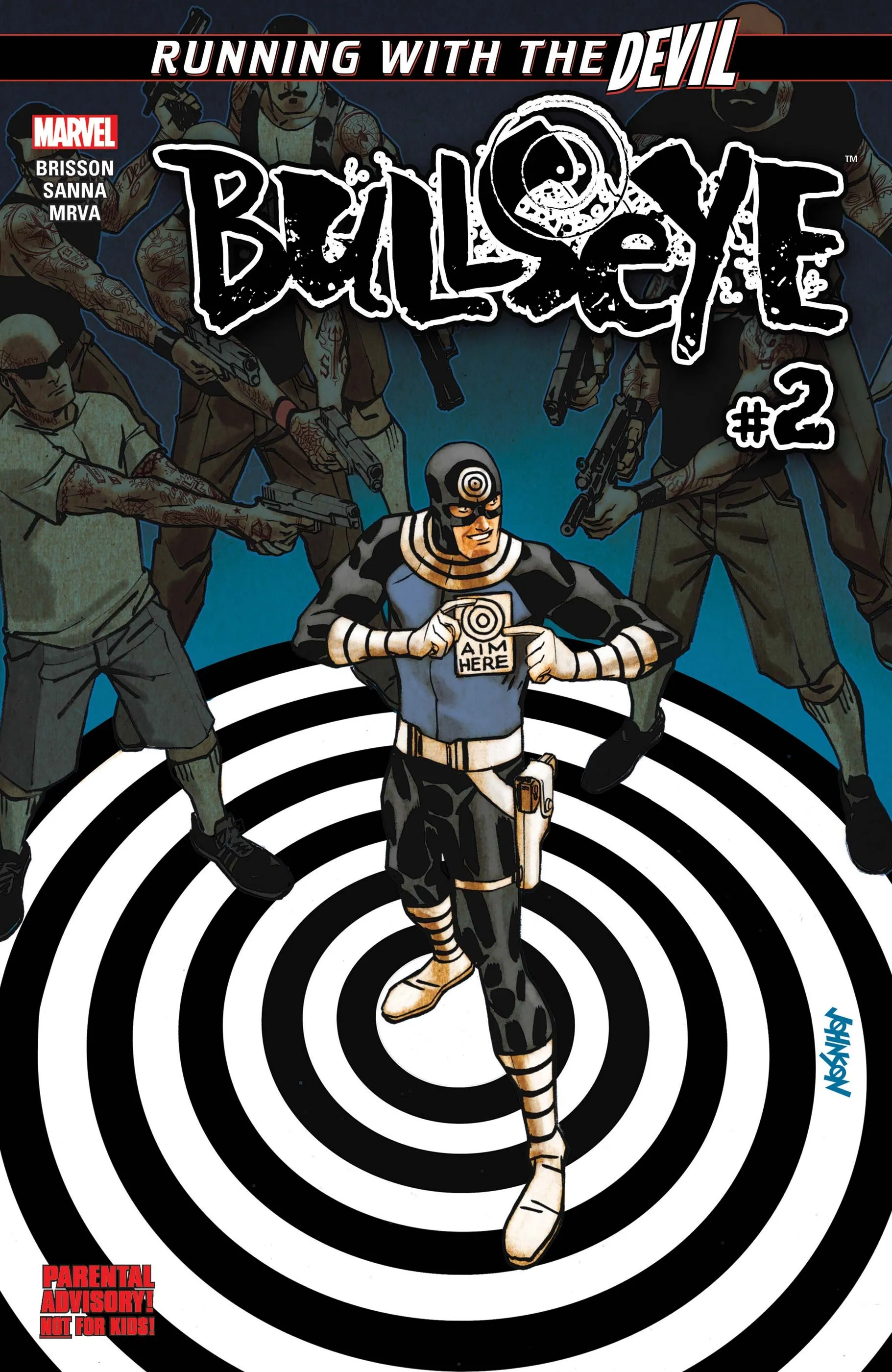 Couverture de Bullseye (2017) #2