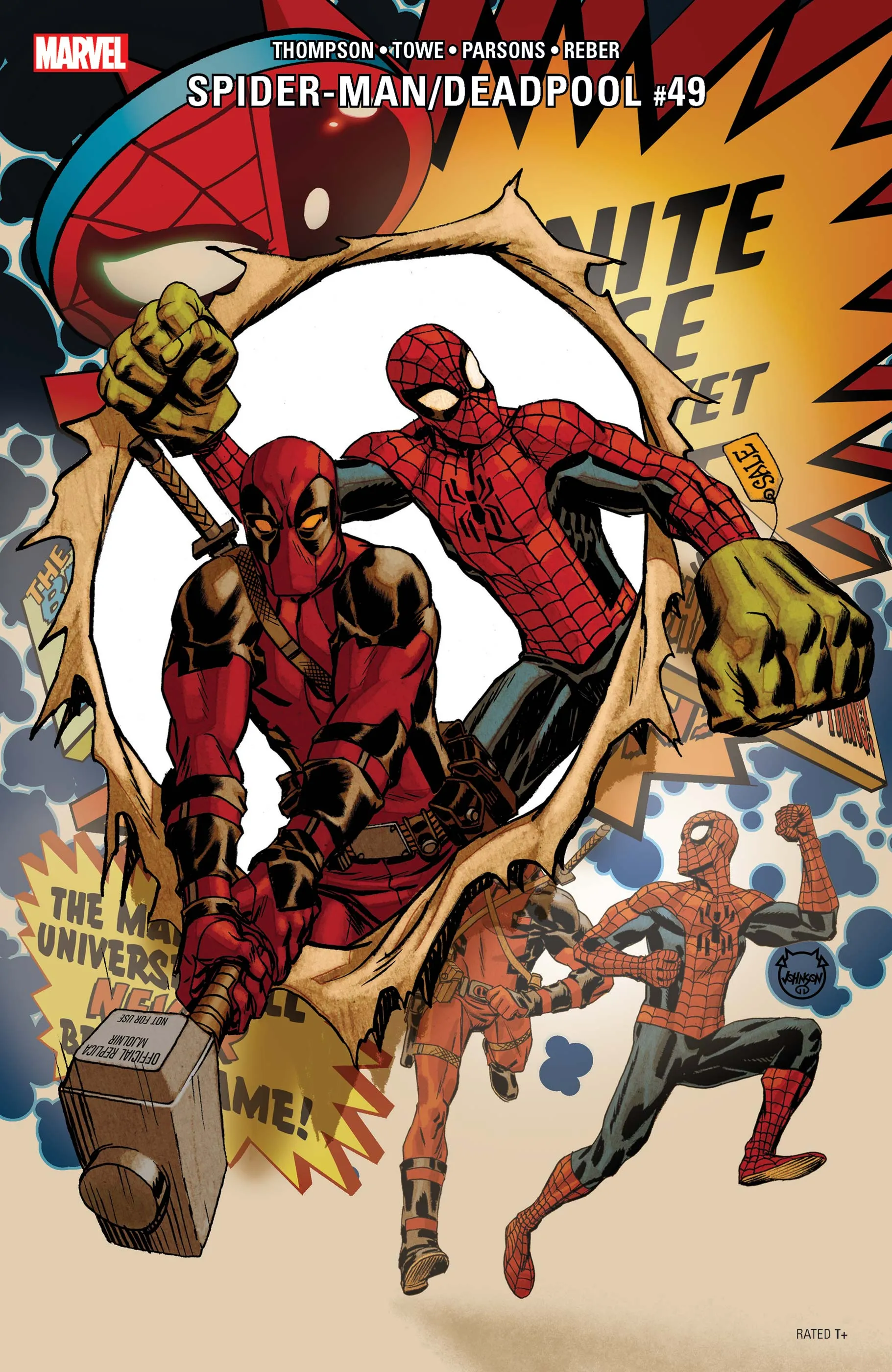 Couverture de Spider-Man/Deadpool (2016) #49