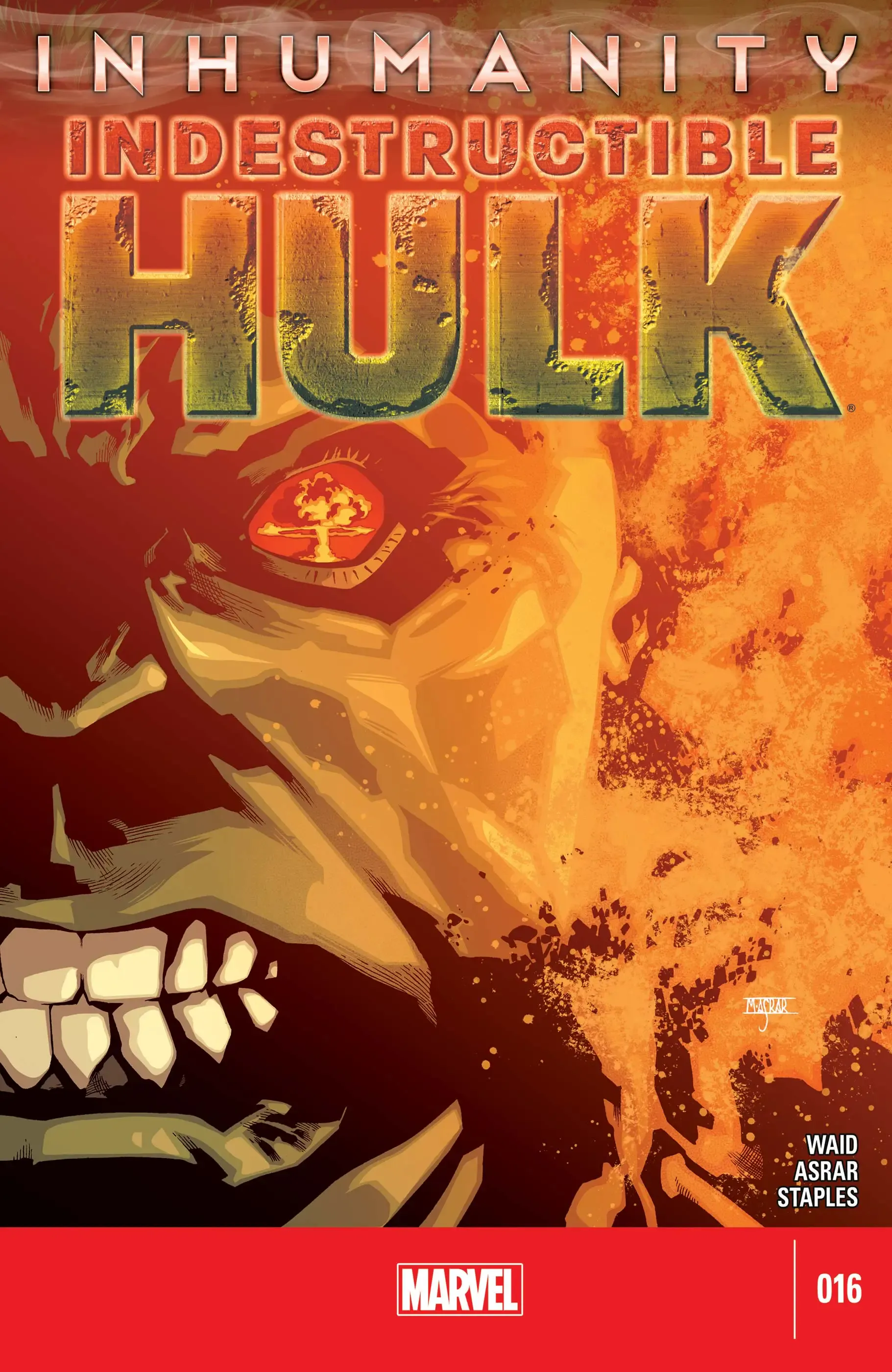 Couverture de Indestructible Hulk (2012) #16