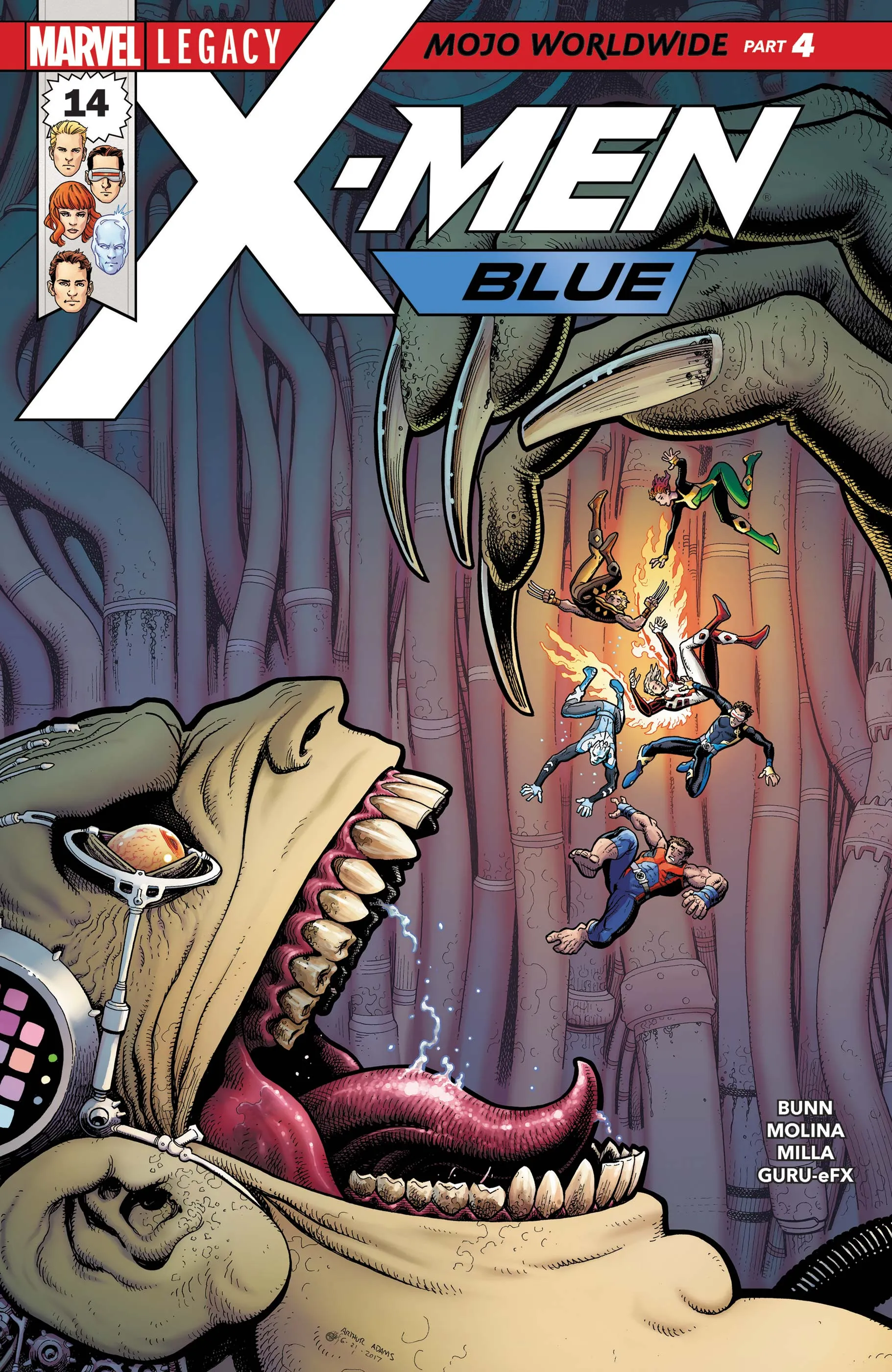 Couverture de X-Men: Blue (2017) #14