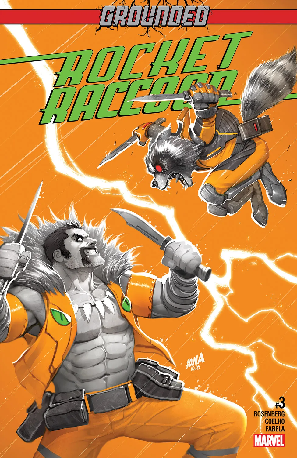 Couverture de Rocket Raccoon (2016) #3