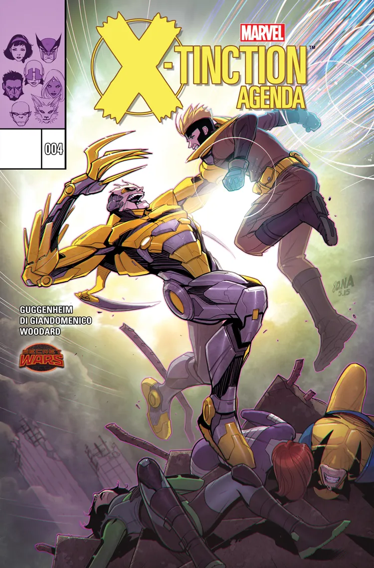 Couverture de X-Tinction Agenda (2015) #4