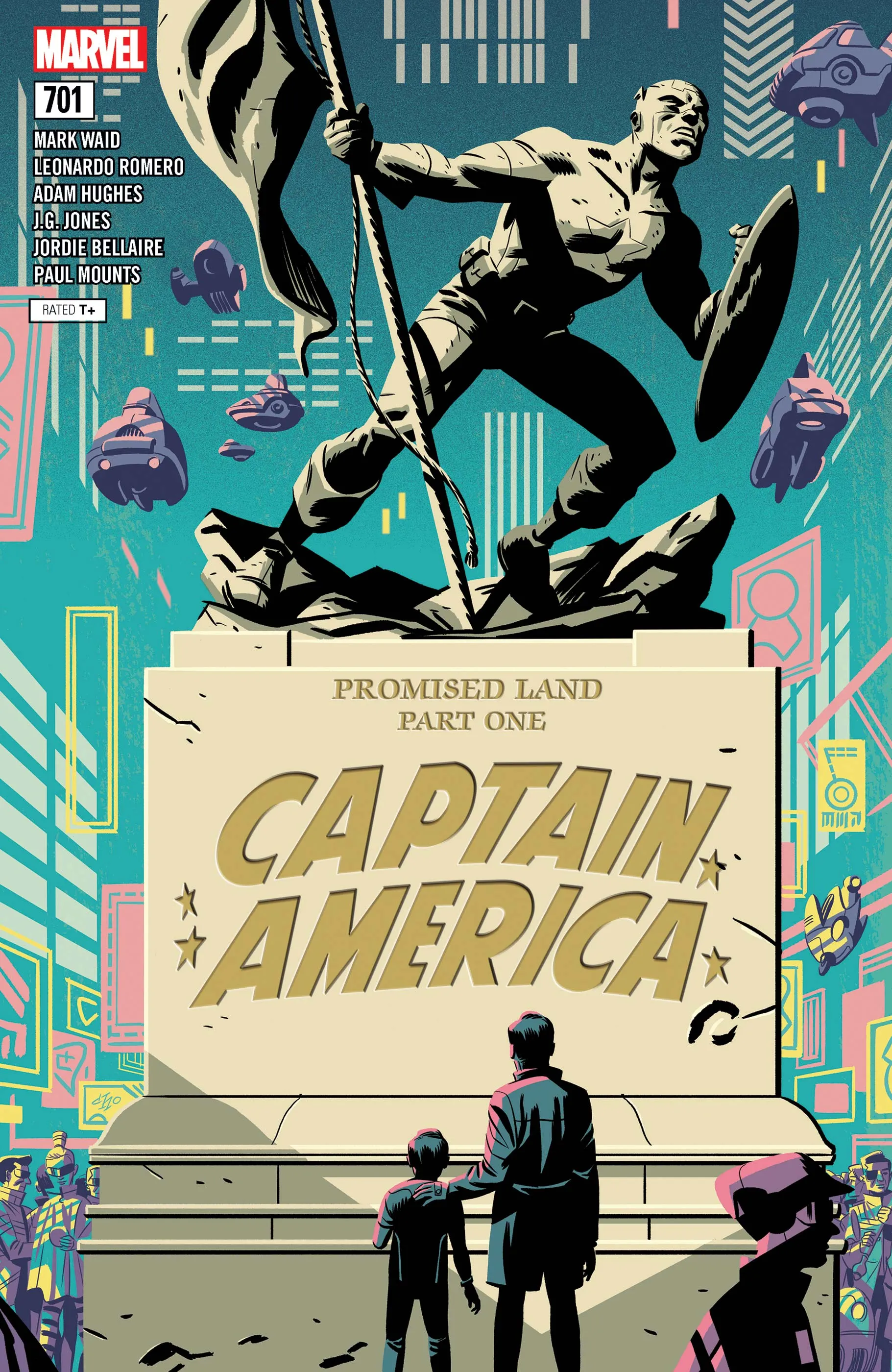 Couverture de Captain America (2017) #701
