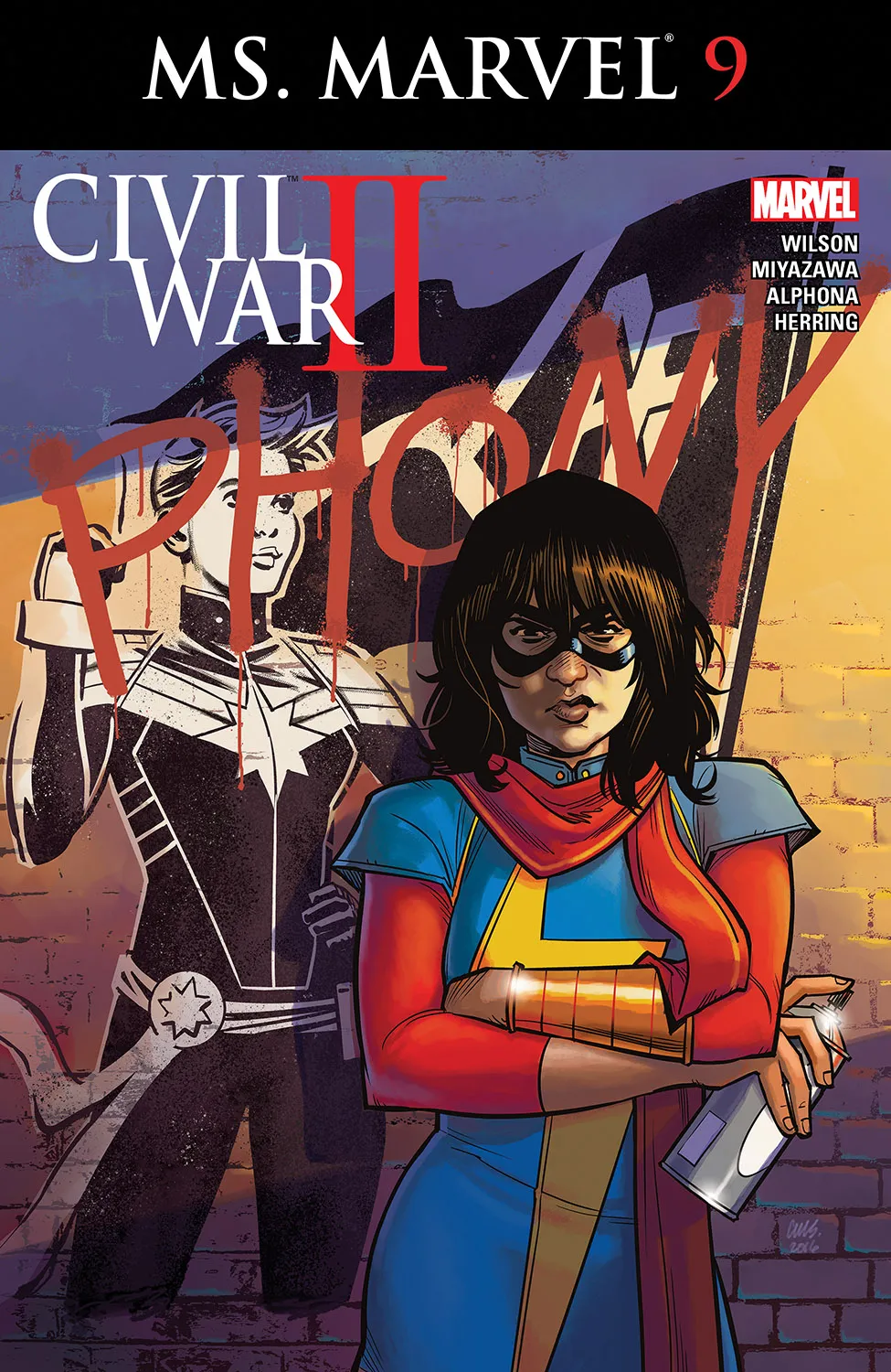 Couverture de Ms. Marvel (2015) #9