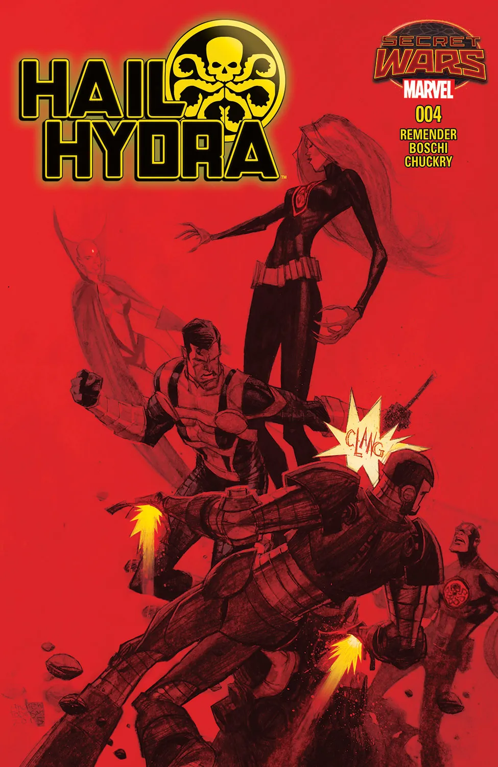 Couverture de Hail Hydra (2015) #4