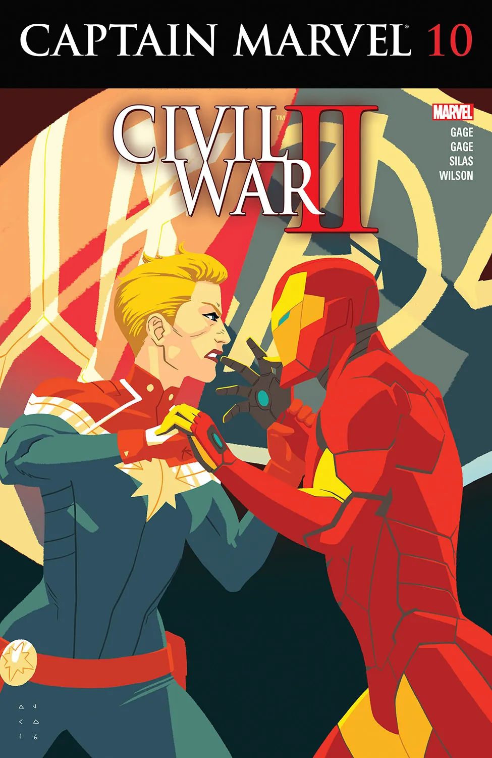 Couverture de Captain Marvel (2016) #10
