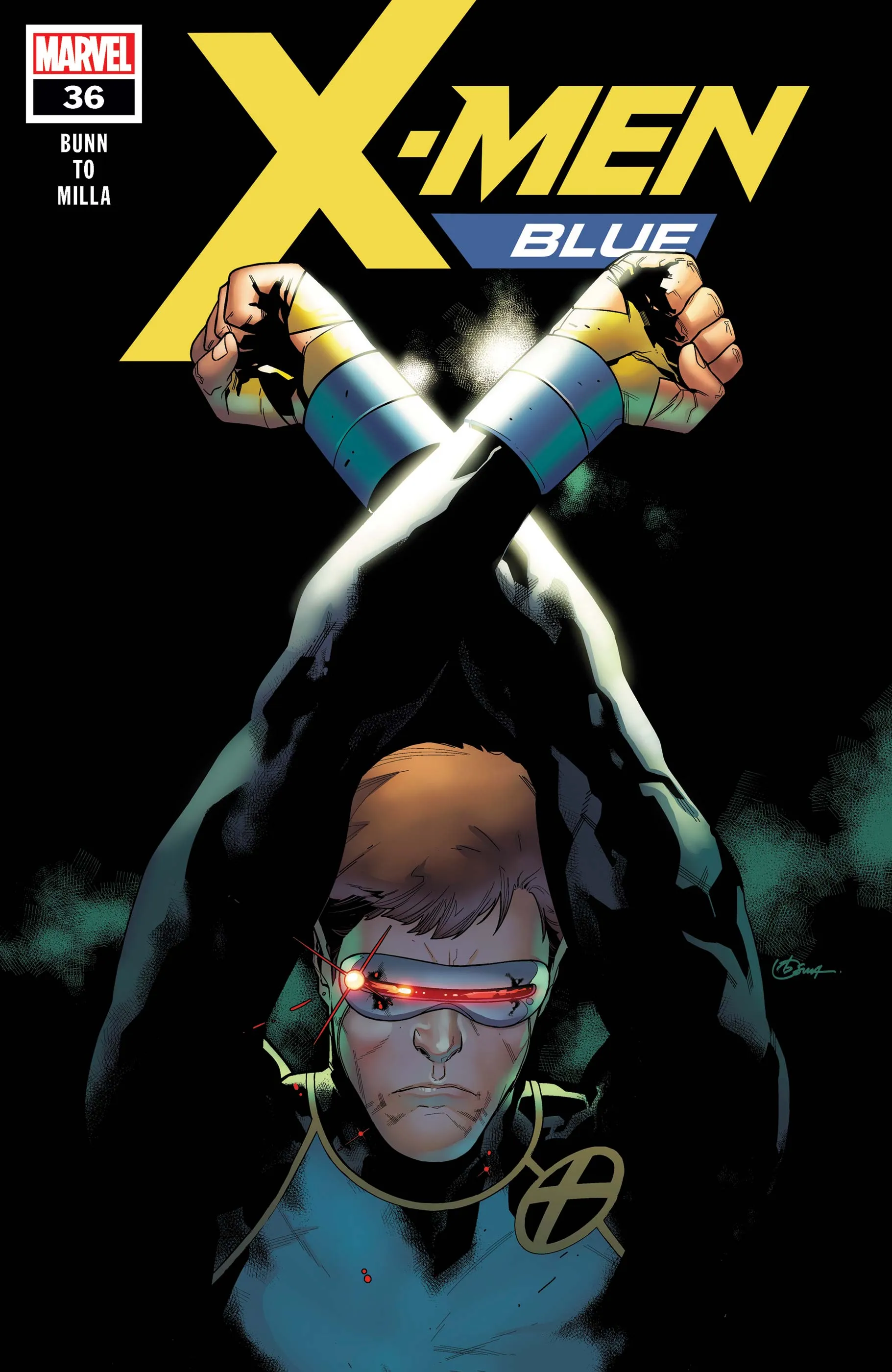 Couverture de X-Men: Blue (2017) #36