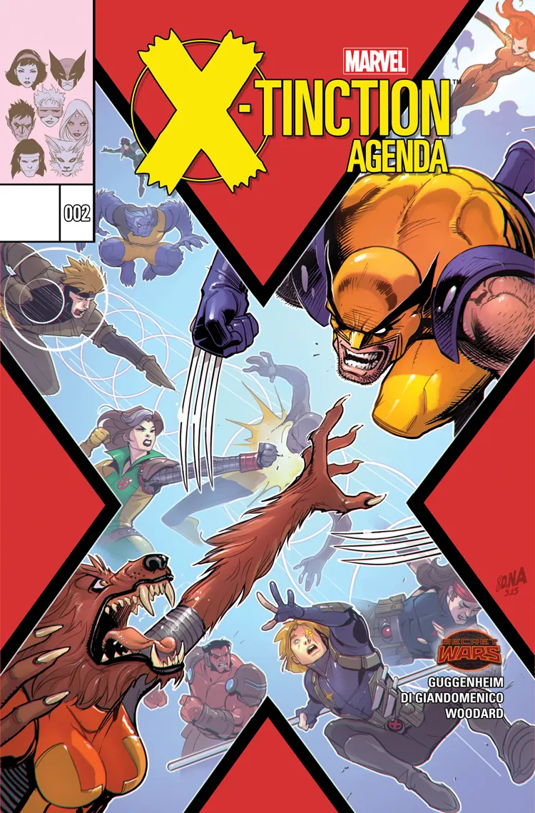 Couverture de X-Tinction Agenda (2015) #2