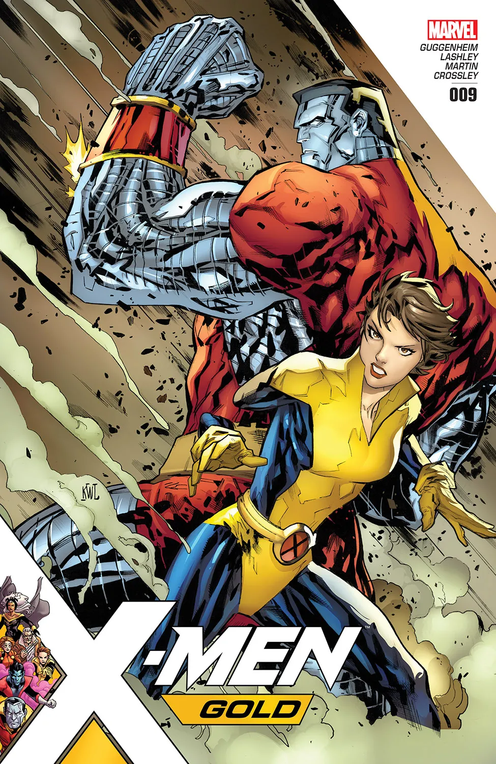Couverture de X-Men: Gold (2017) #9