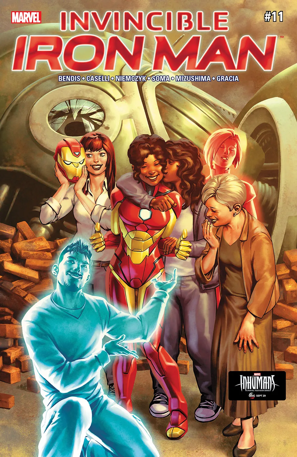 Couverture de Invincible Iron Man (2016) #11