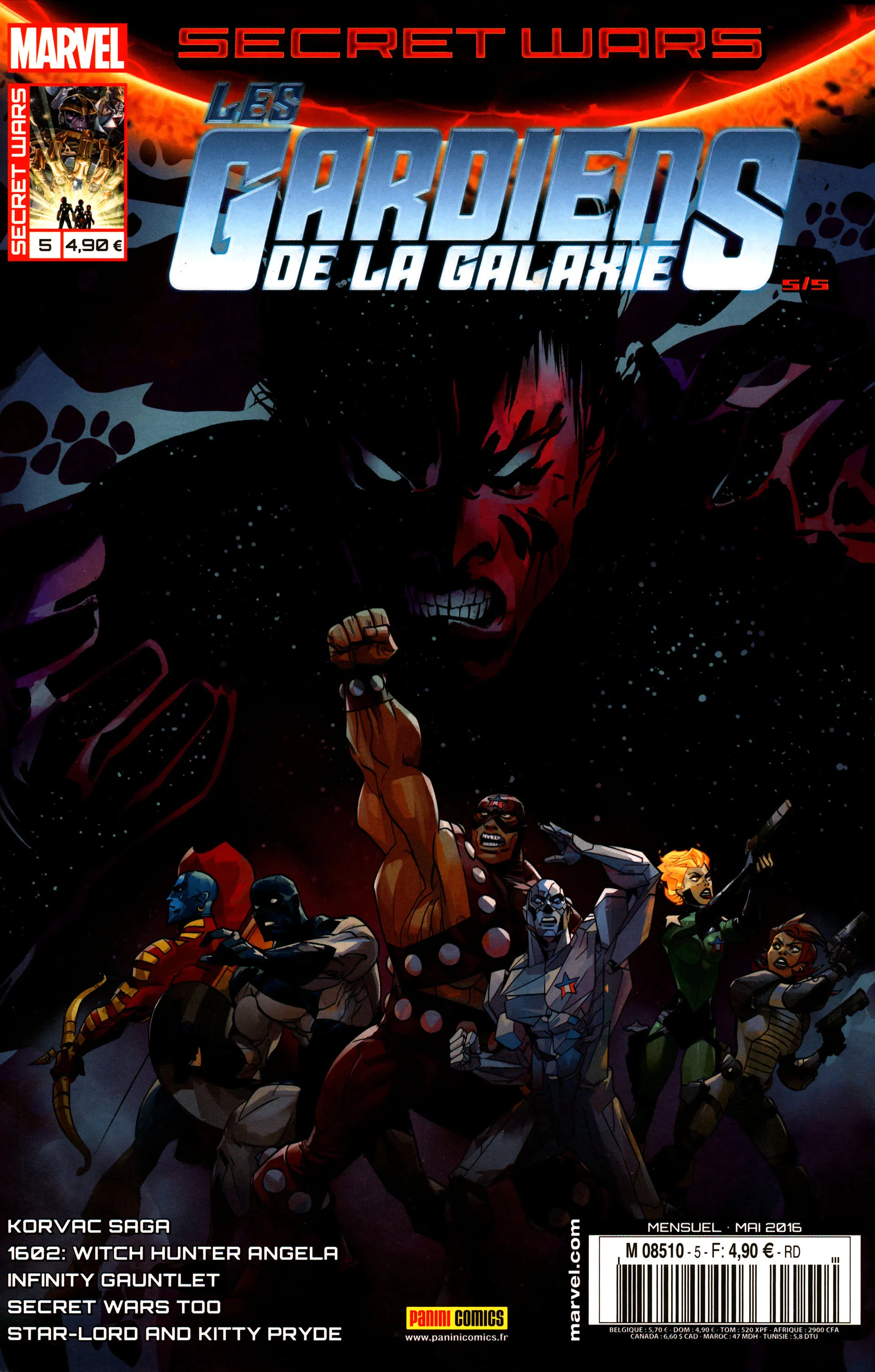 Secret Wars : Les Gardiens de la Galaxie n°5