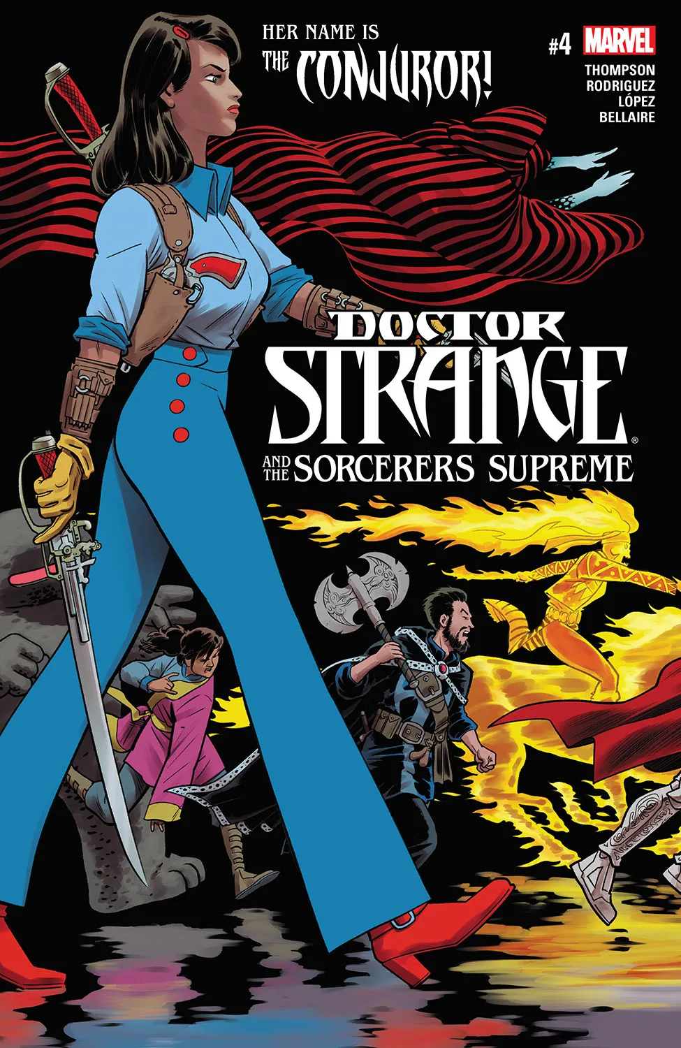 Couverture de Doctor Strange and the Sorcerers Supreme (2016) #4
