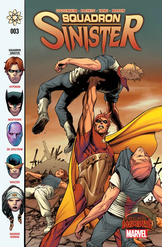 Couverture de Squadron Sinister (2015) #3
