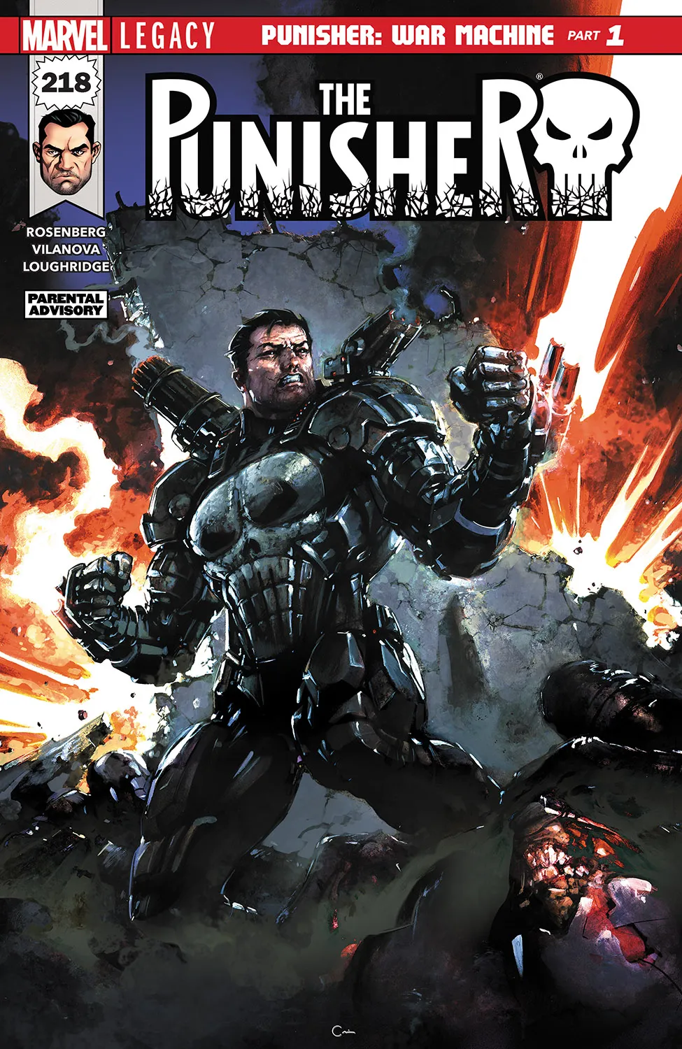 Couverture de The Punisher (2016) #218