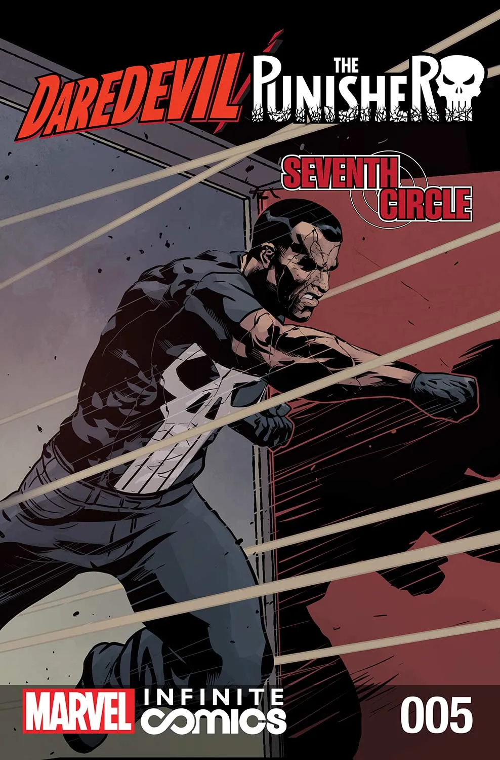 Couverture de Daredevil/Punisher: Seventh Circle (2016) #5