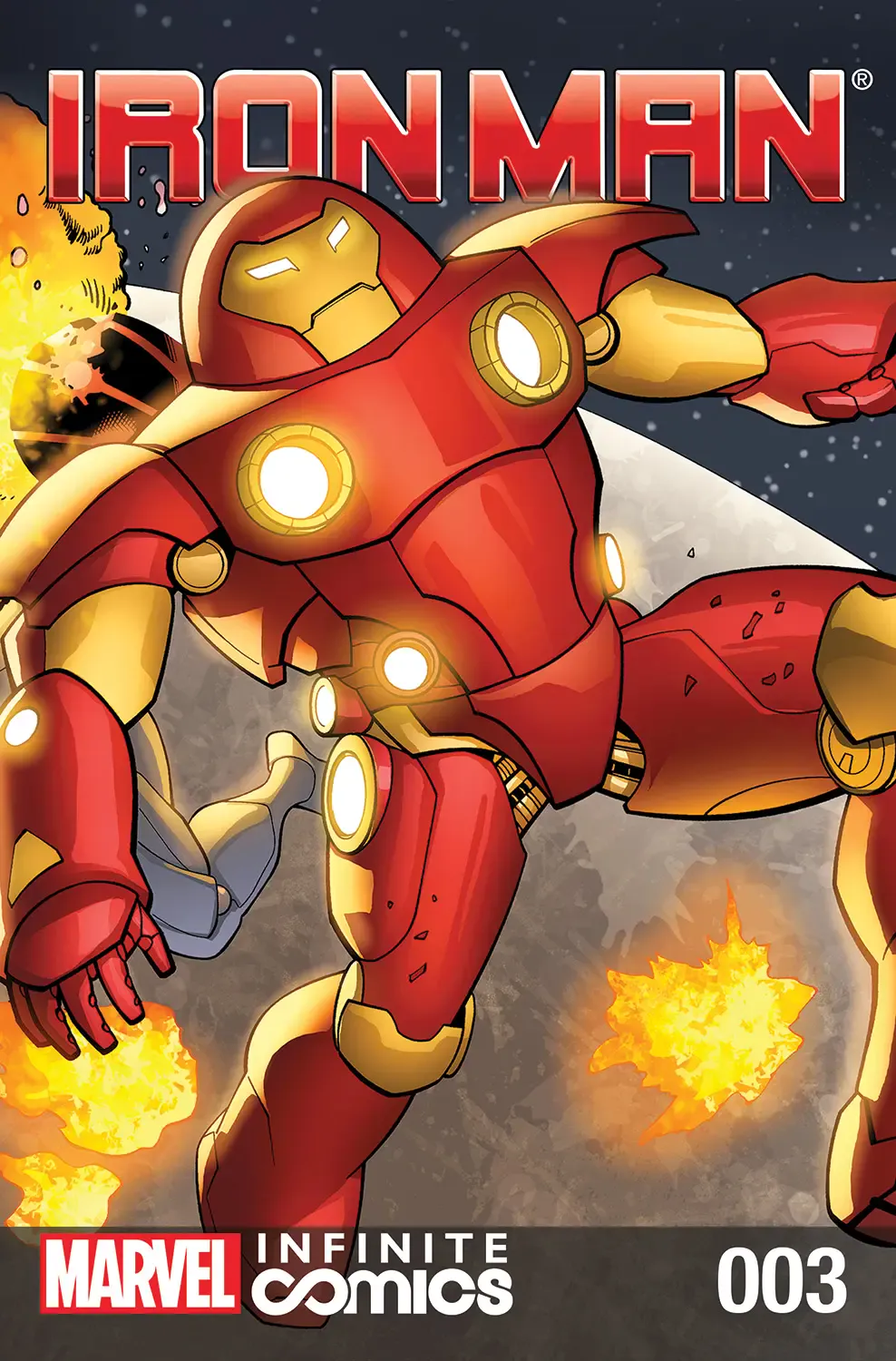 Couverture de Iron Man: Fatal Frontier (2013) #3