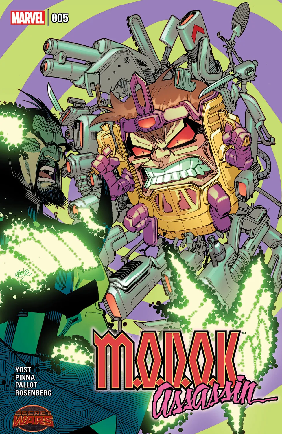 Couverture de M.O.D.O.K. Assassin (2015) #5