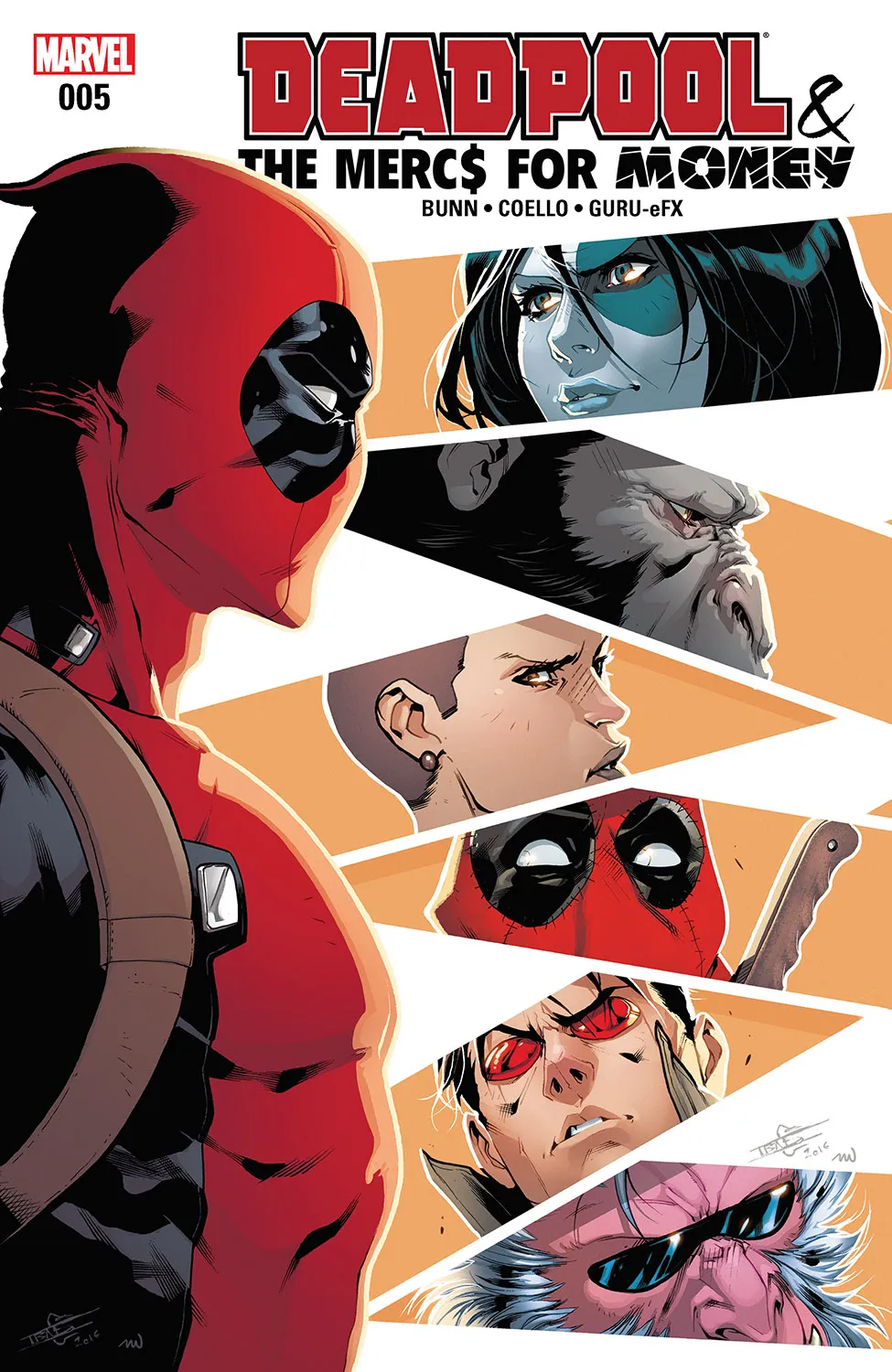 Couverture de Deadpool & the Mercs for Money (2016) #5