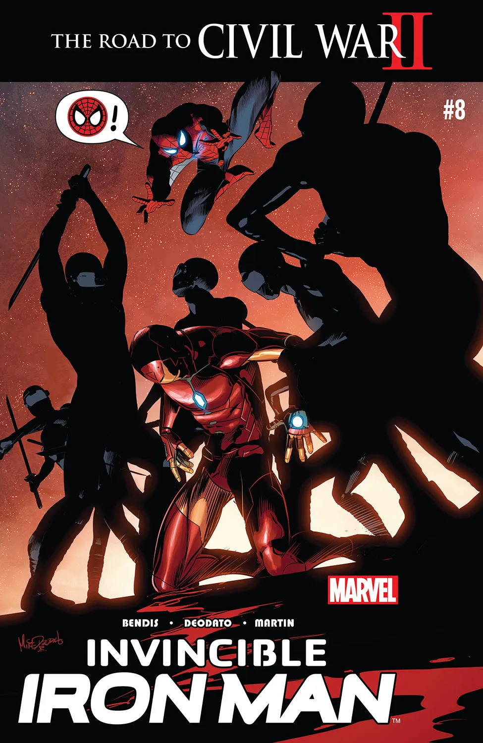 Couverture de Invincible Iron Man (2015) #8