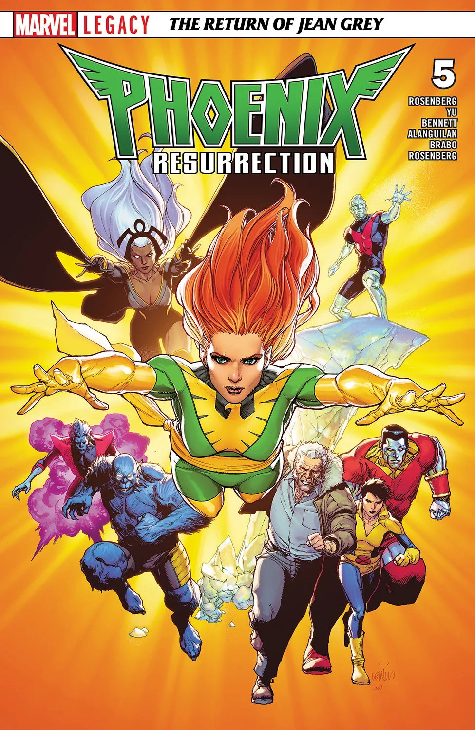Couverture de Phoenix Resurrection: The Return of Jean Grey (2017) #5