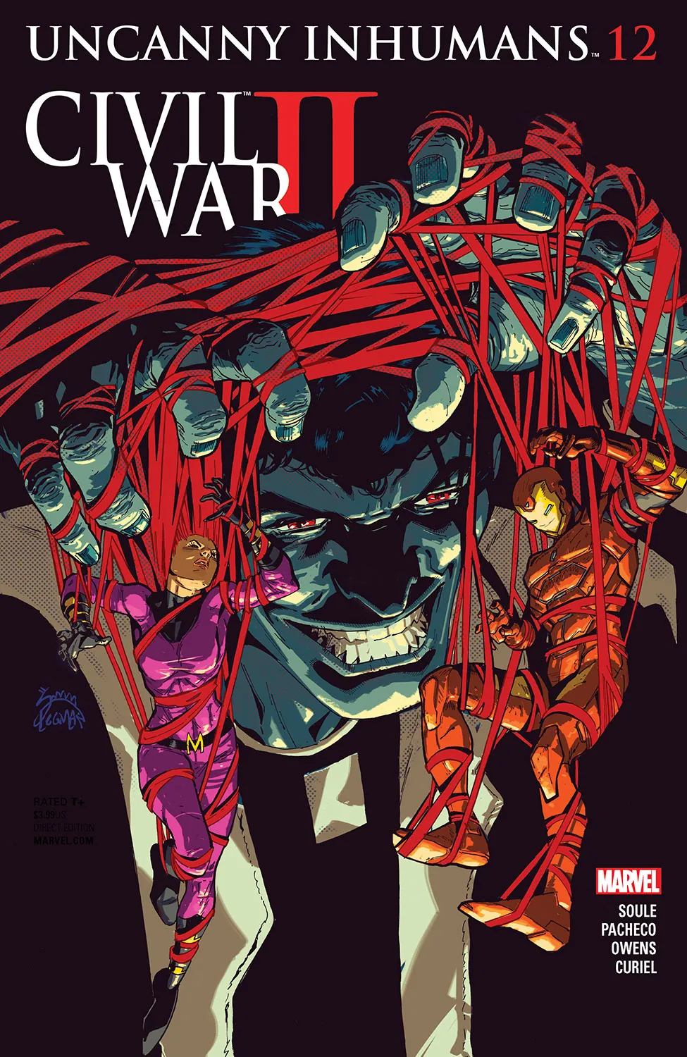 Couverture de Uncanny Inhumans (2015) #12