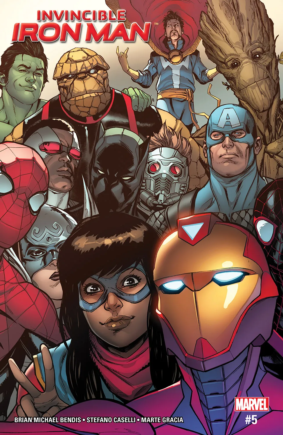 Couverture de Invincible Iron Man (2016) #5