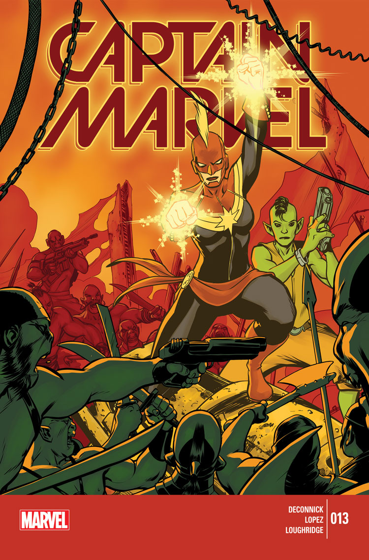 Couverture de Captain Marvel (2014) #13