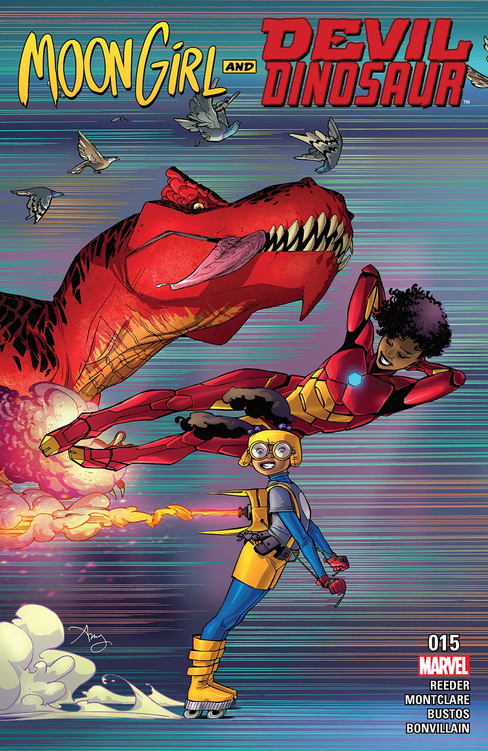 Couverture de Moon Girl and Devil Dinosaur (2015) #15