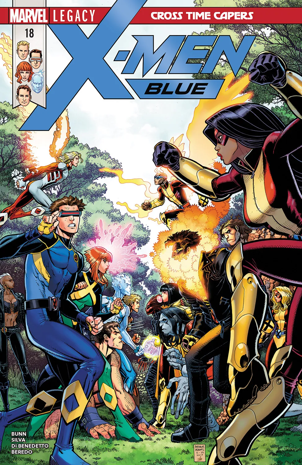 Couverture de X-Men: Blue (2017) #18