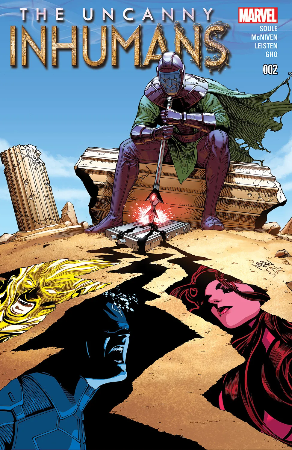 Couverture de Uncanny Inhumans (2015) #2