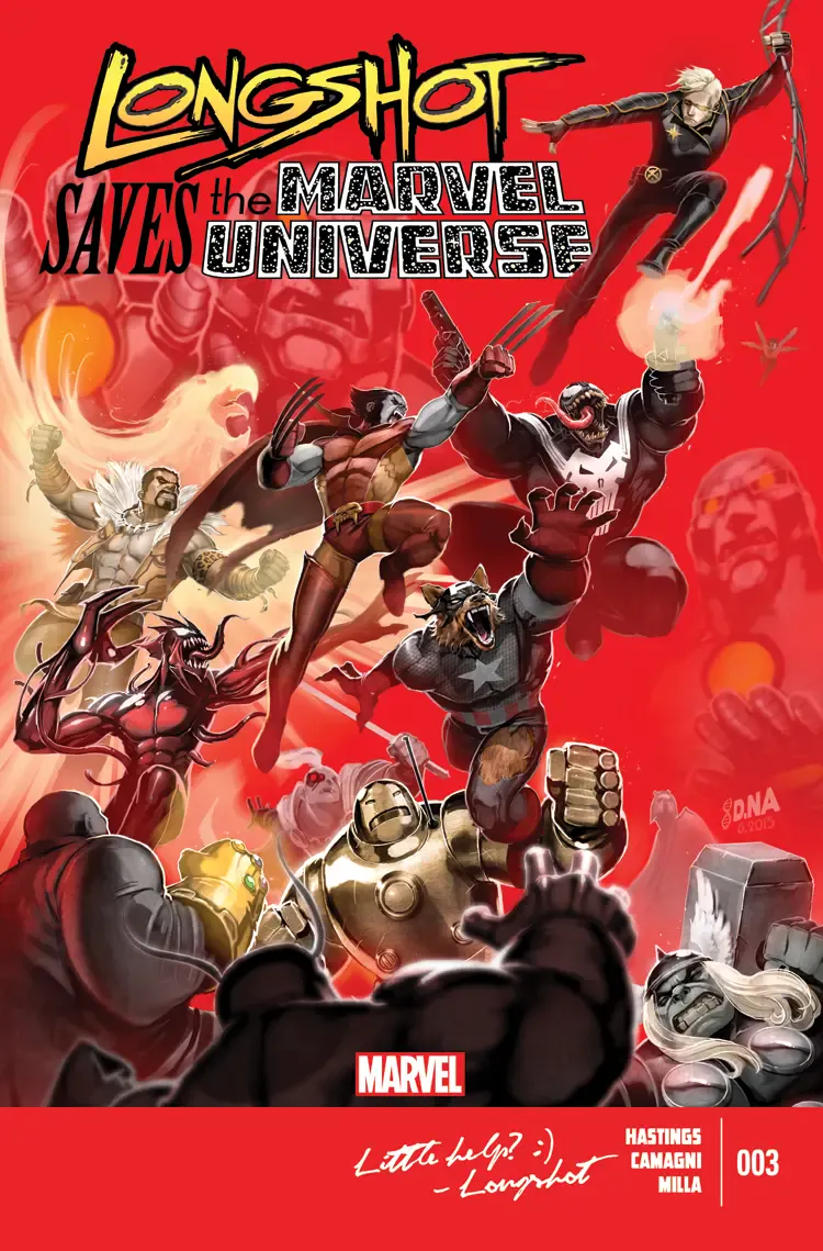 Couverture de Longshot Saves the Marvel Universe (2013) #3