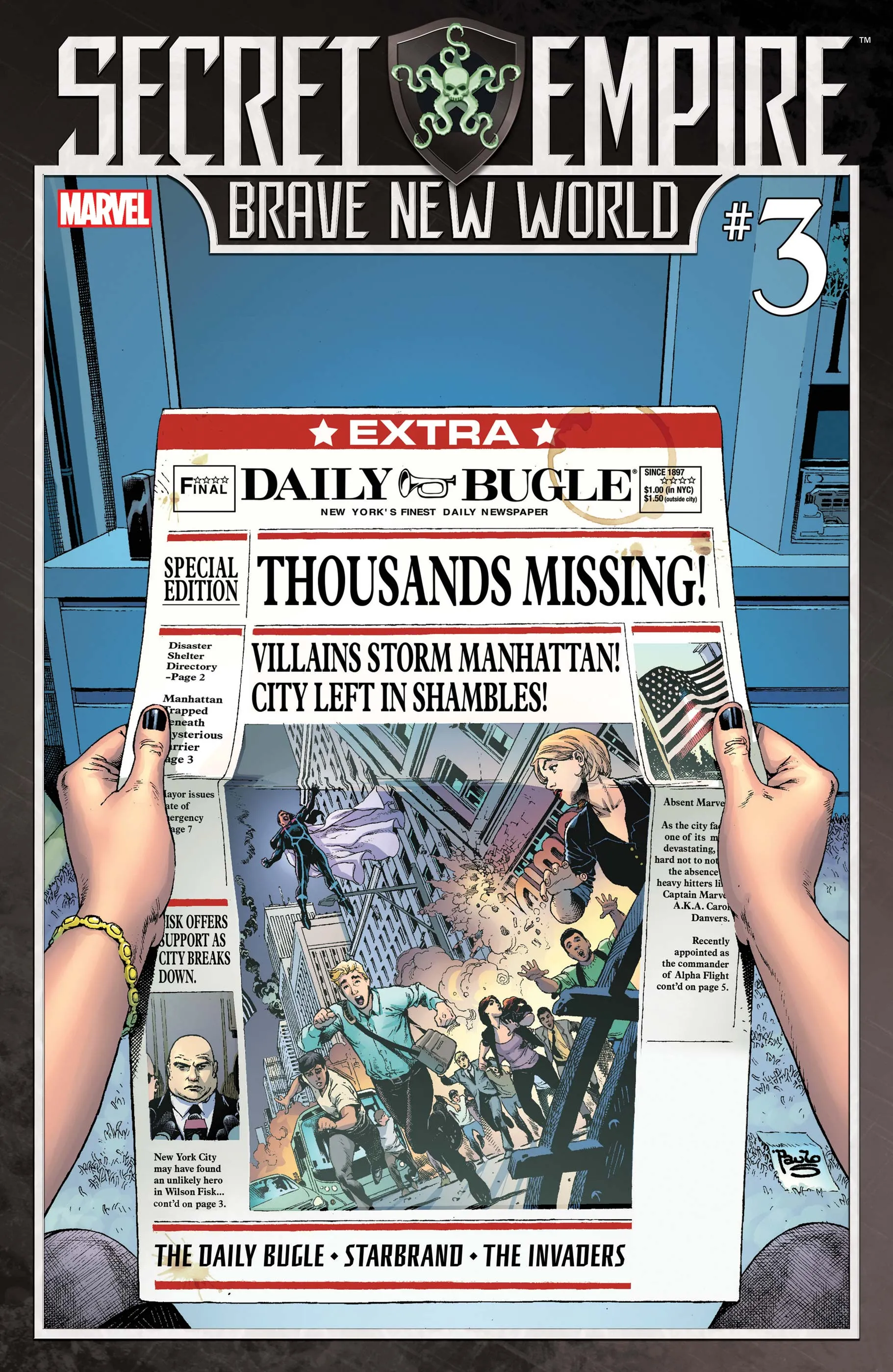 Couverture de Secret Empire: Brave New World (2017) #3