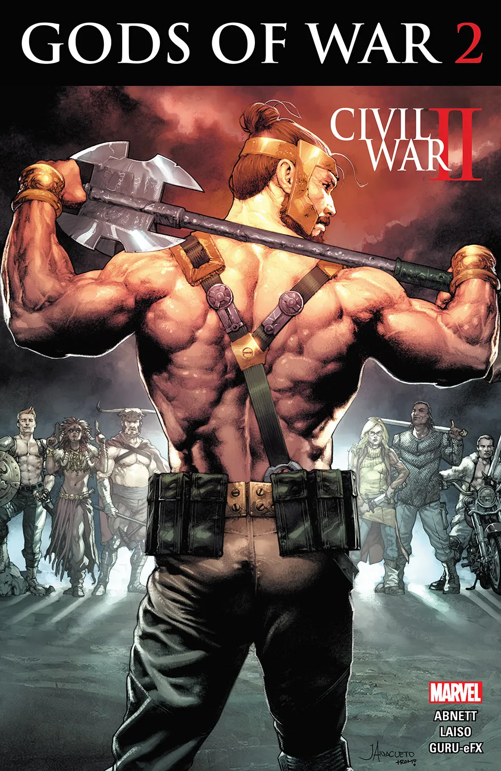 Couverture de Civil War II: Gods of War (2016) #2