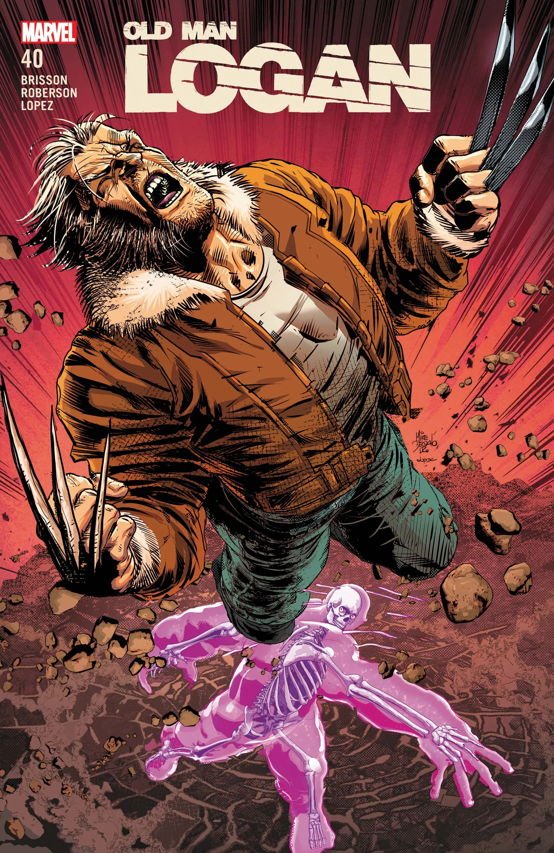 Couverture de Old Man Logan (2016) #40