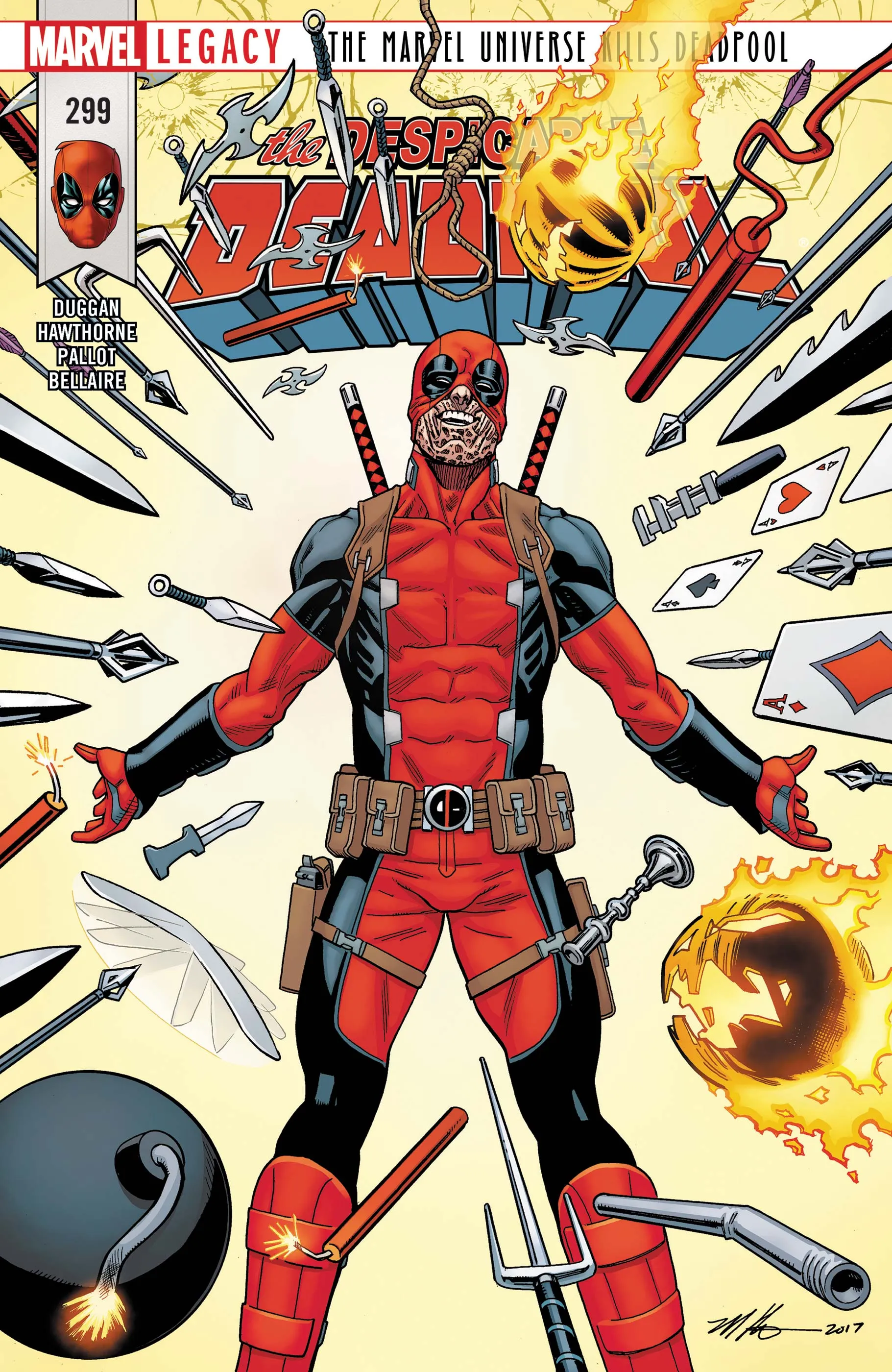Couverture de Despicable Deadpool (2017) #299